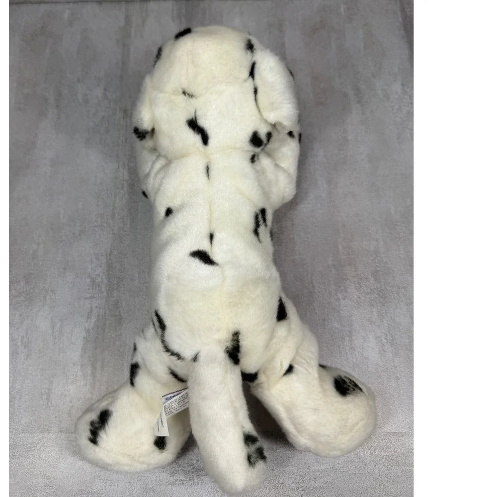 Aurora Dalmatian Dog Plush Stuffed Animal Black White Spotted Puppy 11 Inch